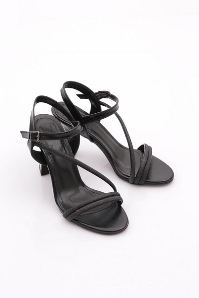 DGN Pantofi cu toc de damă negri 71323534