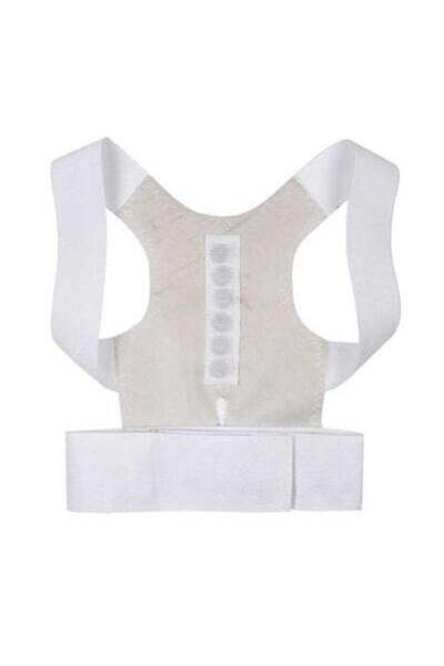 HALAMODO Power Magnetic Posture Support Corrector Back Brace Belt
