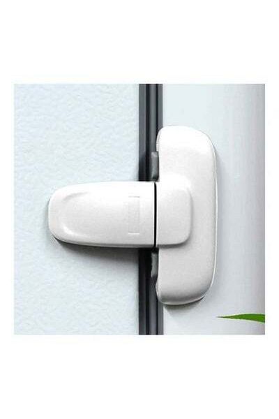 HALAMODO Home Fridge Freezer Door Lock White