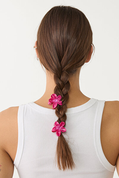 Stradivarius 3 lü çiçekli saç tokası seti