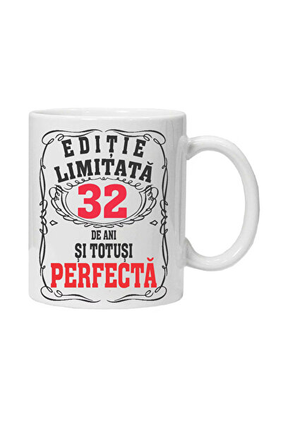 OEM Εξατομικευμένη λευκή κούπα "περιορισμένη έκδοση - τέλεια", 32 ετών, INOVA...