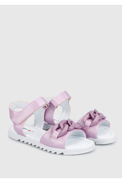 Kiddo Lilac Flat Sandals for Girls