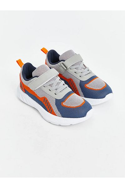 LC Waikiki Boys' Sports Shoes with Laces and Velcro