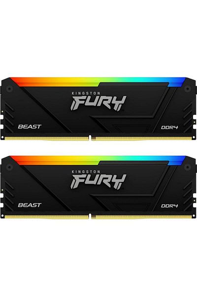 Kingston Memorii Kingston FURY Beast RGB 32GB(2x16GB) DDR4 3600MHz CL18 Dual Channel Kit