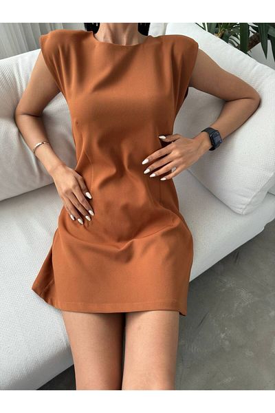 FioriModa Rochie de damă cu umeri căptușiți