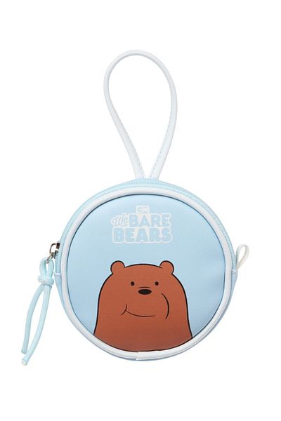 Miniso We Bare Bears Licensed Mini Coin Purse (Blue)