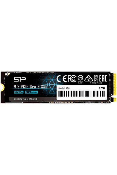Silicon Power SSD Silicon Power A60, 2TB, NVMe, M.2 2280