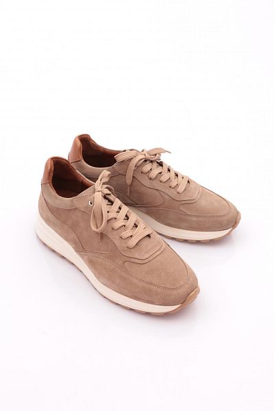 DGN Ανδρικά Sneakers Παπούτσια Γνήσιο Δερμάτινο Μπεζ Suede 281530282531068
