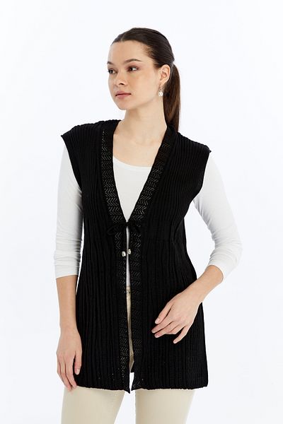 larocci Women's Standard V-Neck Rope Lace-Up Sports Vest