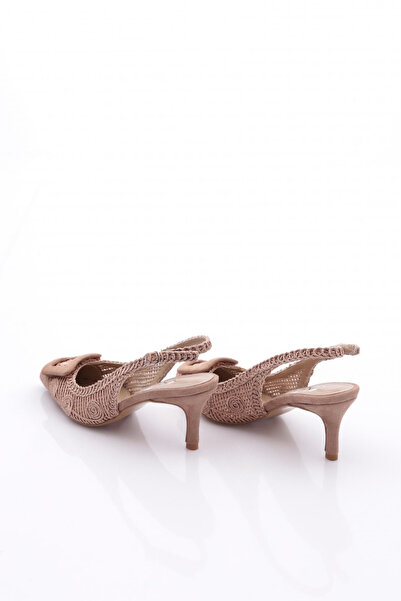 DGN 5627 Women's Square Buckle Heeled Shoes