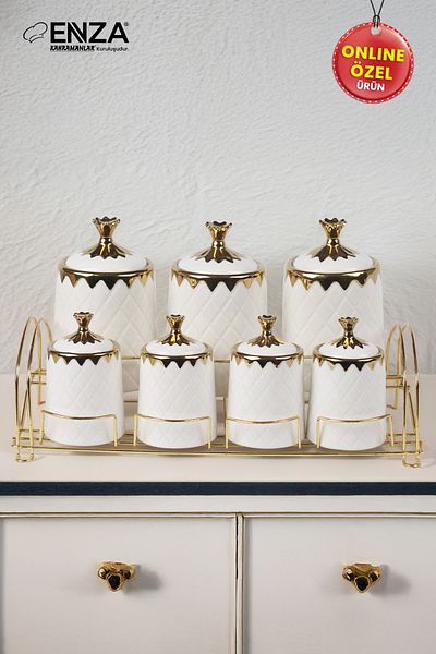 Enza Star Spice Set with Stand 15 Pieces