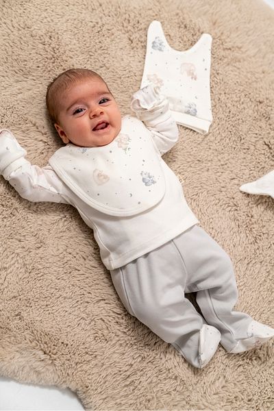 Bubbles 100% Organic Cotton Tropical Koala 5 Piece Hospital Exit Set
