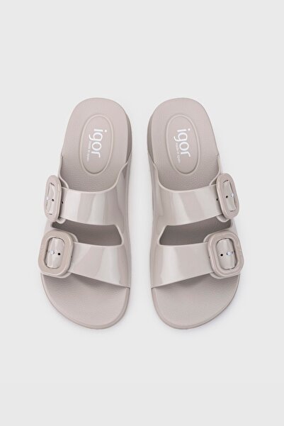 IGOR Γυναικείες παντόφλες Habana Brillo Sand Patent Leather S10334-100