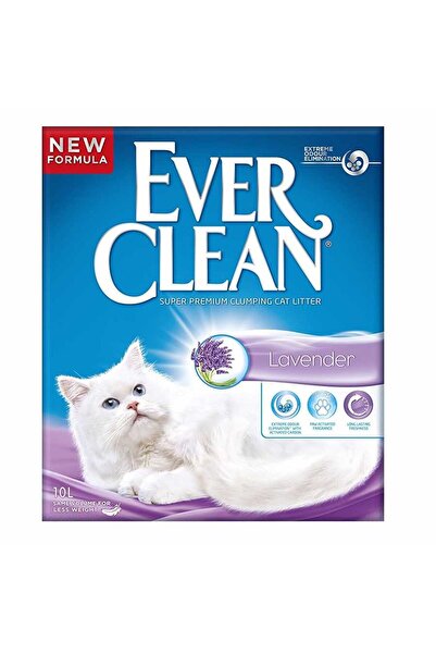 Ever Clean Lavender Lavanta Kokulu Ince Taneli Topaklaşan Kedi Kumu 10 L