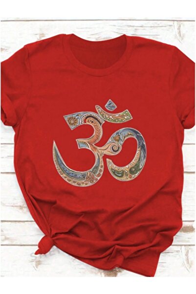 MOONBULL Унисекс 35 Принтирана тениска с къс ръкав и обло деколте