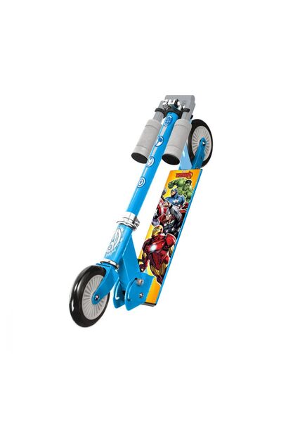 AVENGERS Trotineta pliabila cu 2 roti 3 ani +, multicolor, frana posterioara cu piciorul, Avengers