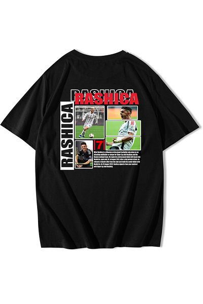 BRZ COLLECTION Tricou oversize unisex Milot Rashica
