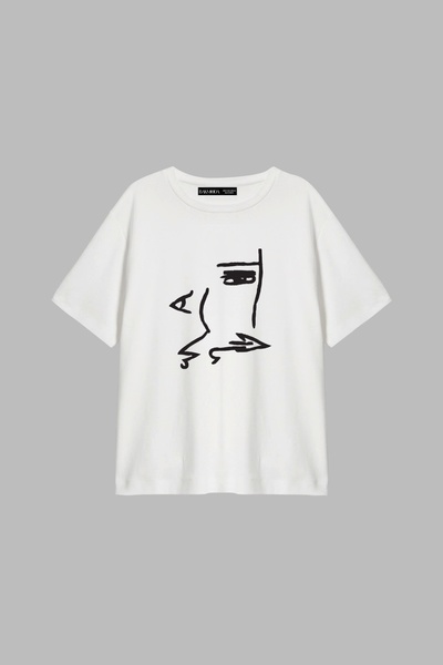 CİNEMA MODA Tricou pentru femei The Face Printed Relaxed Fit