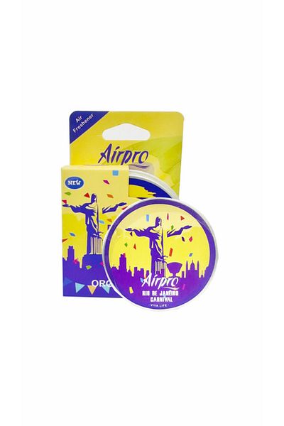 AİRPRO Fresh Series| Rio De Janeiro| Organic Can| Car Air Freshener