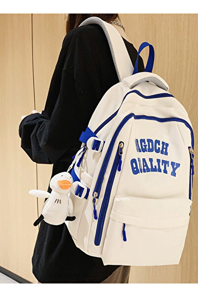 ETG Simple and Large Capacity Leisure Backpack for Middle and High School Students 33*19*46CM