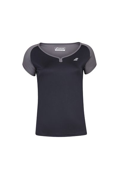 BABOLAT Tricou negru pentru femei Play Cap Sleeve Top
