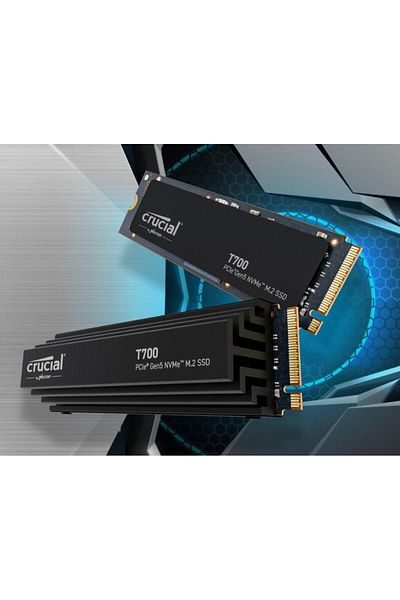 Crucial SSD Crucial T700, 1TB, PCI Express 5.0 x4, NVMe 2.0