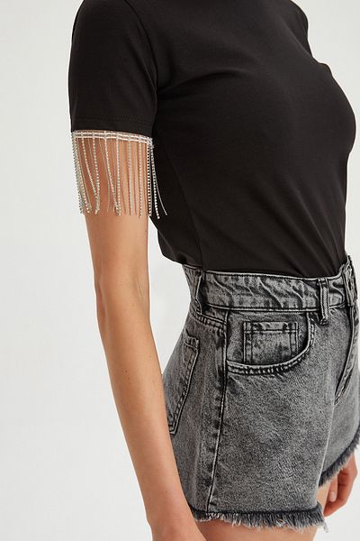 Park Karon Tricou de bază cu mâneci pentru damă