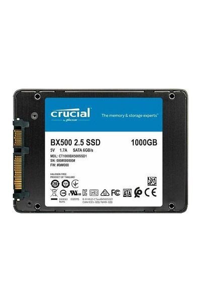 Crucial SSD Crucial BX500, 1TB, Sata III, 2,5"