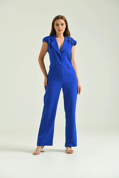 Park Karon Rochie de damă Saks Jacket Guler Slim Fabric Salopetă