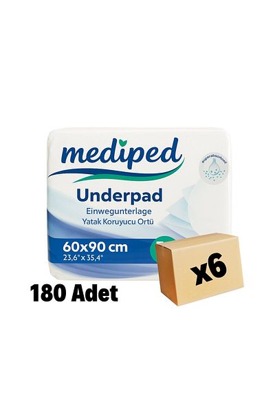 Mediped Mattress Protector Cover 60 X 90 180 Pieces 6 Packs
