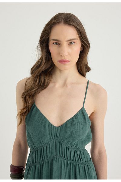 Masha Kate Strappy Long Dress
