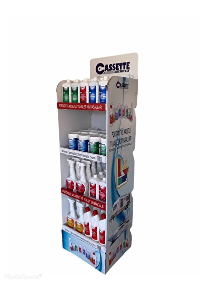 CASSETTE CHEMICALS Karavan Tekne Tuvalet Kimyasalı Siyah Ve Gri Su Tank Temizleyici Konsantre