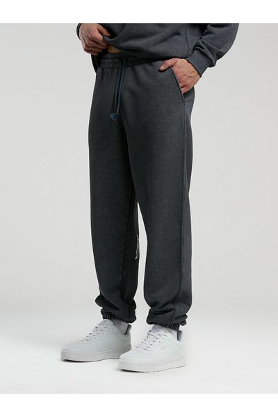 EVERLAST Αυθεντικό ανδρικό αθλητικό παντελόνι Boxing Oversize Anthracite