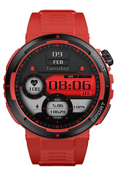 Zeblaze Ares Neo 3 Kırmızı Akıllı Saat-1,43 Inç Hd Amoled Ekran-yeni Realtek ...