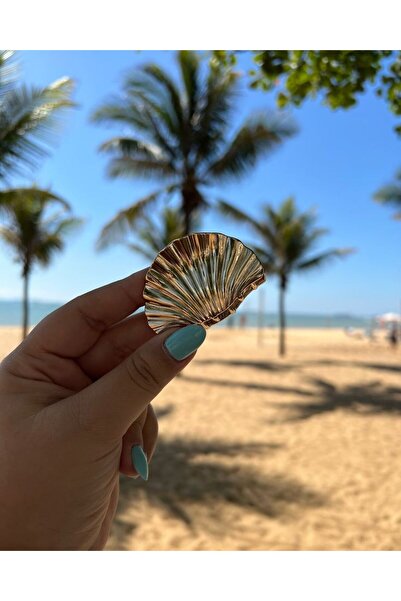 İLKYAZ مشبك مزلاج معدني بلح البحر مقاس 5 سم - إكسسوار