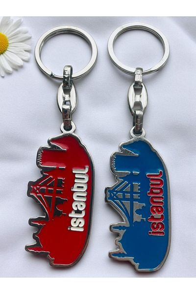 GALATA GIFT Breloc dublu din metal pentru cuplu, iubit, cei mai buni prieteni, cel mai bun prieten, BFF, breloc pentru cuplu