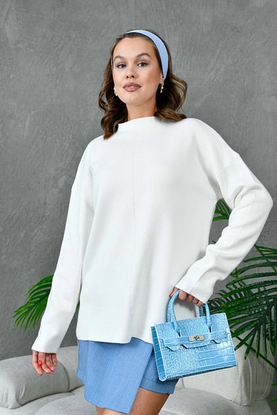 Park Karon Γυναικείο πουλόβερ με γιακά Casual Knitwear