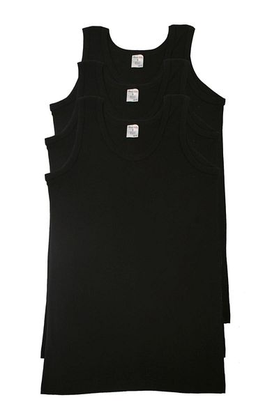 Tom John Men's Athlete 3-Piece Cotton BLACK