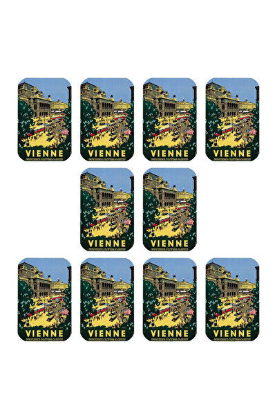 Vera Buzdolabı Magneti - 10 Adet Viyana Magneti