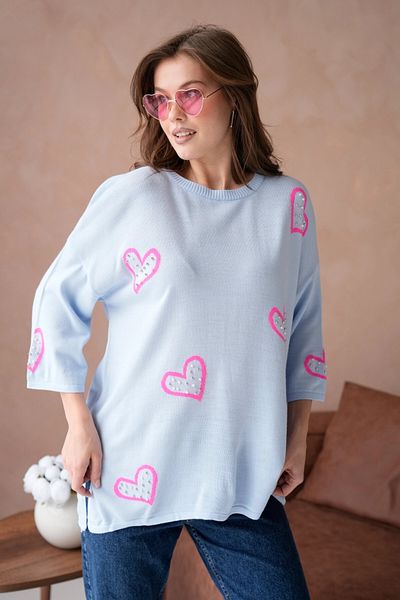 Park Karon Pulover de damă cu broderie cu piatră