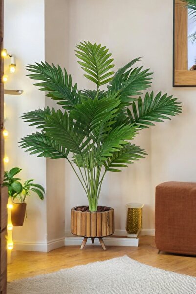 SY Vista Yapay Palmiye - Areka Palmiyesi 18 Adet Yaprak - Doğal Görünüm