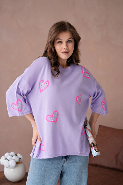 Park Karon Жіночий трикотажний светр з каменем