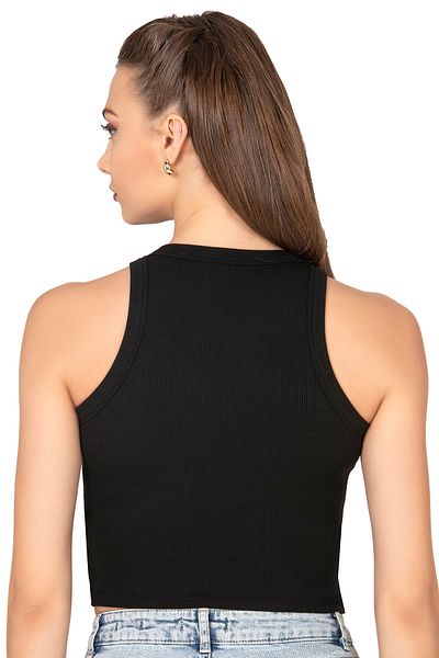 ÖZKAN underwear Ребрена яка с халтер, еластичен и къс потник Wise Positive