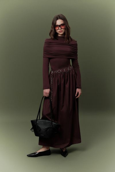 Manuka حزام سلسلة فضية على شكل قلب، ملابس نوم، حجاب