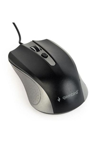 Gembird Mouse Gembird MUS-4B-01, Optic, 1200 DPI (Negru/Gri)