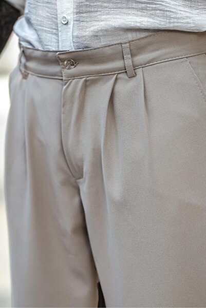 Delpino Pileli Klasik Baggy Pantolon