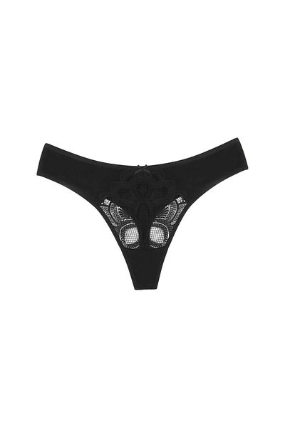 Tanzanit 2 bucăți tanga cu model din dantelă pentru femei