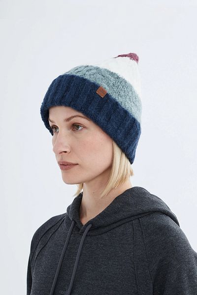 Nordbron Women/Girls Gray Winter Beanie Basic Plain Folded Casual Logo Detailed Patterned Clarssa