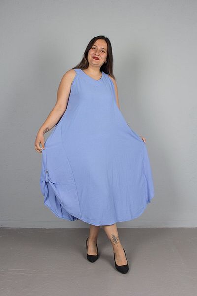 Truva XXL Plus Size Woven Sling Dress