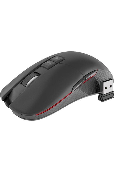 Genesis Mouse wireless pentru jocuri Genesis Zircon 330, optic, 3600 DPI (Negru)